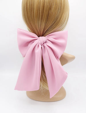 veryshine.com Barrette (Bow) Pink chiffon giant hair bow for women