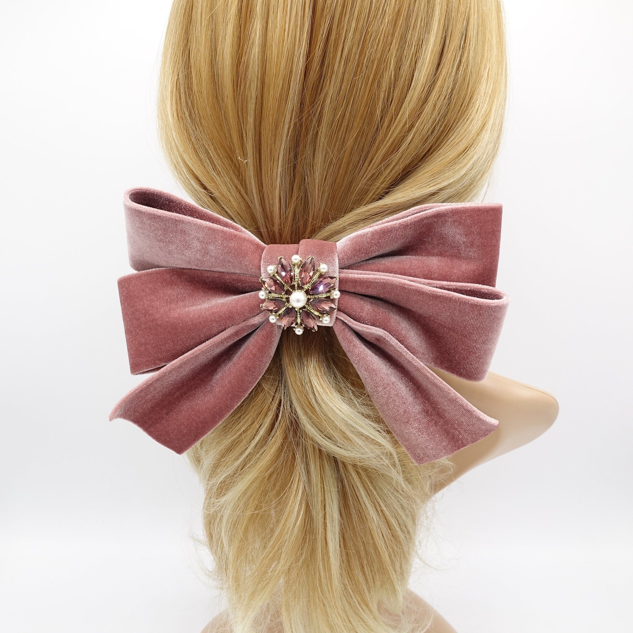 velvet bows for women 