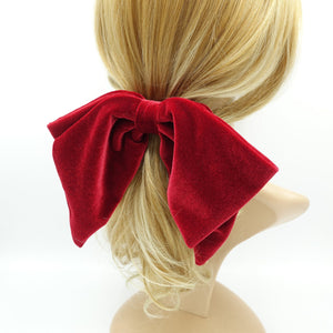 velvet hair bows