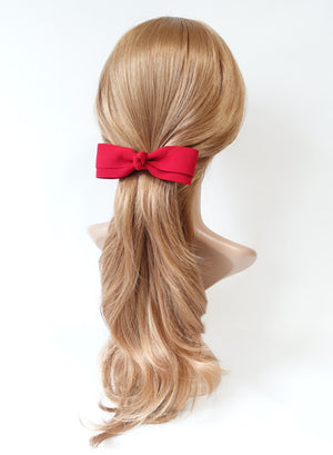 veryshine.com Barrette (Bow) Red Slim and straight Hair Bow French Barrettes Women Hair Accessories