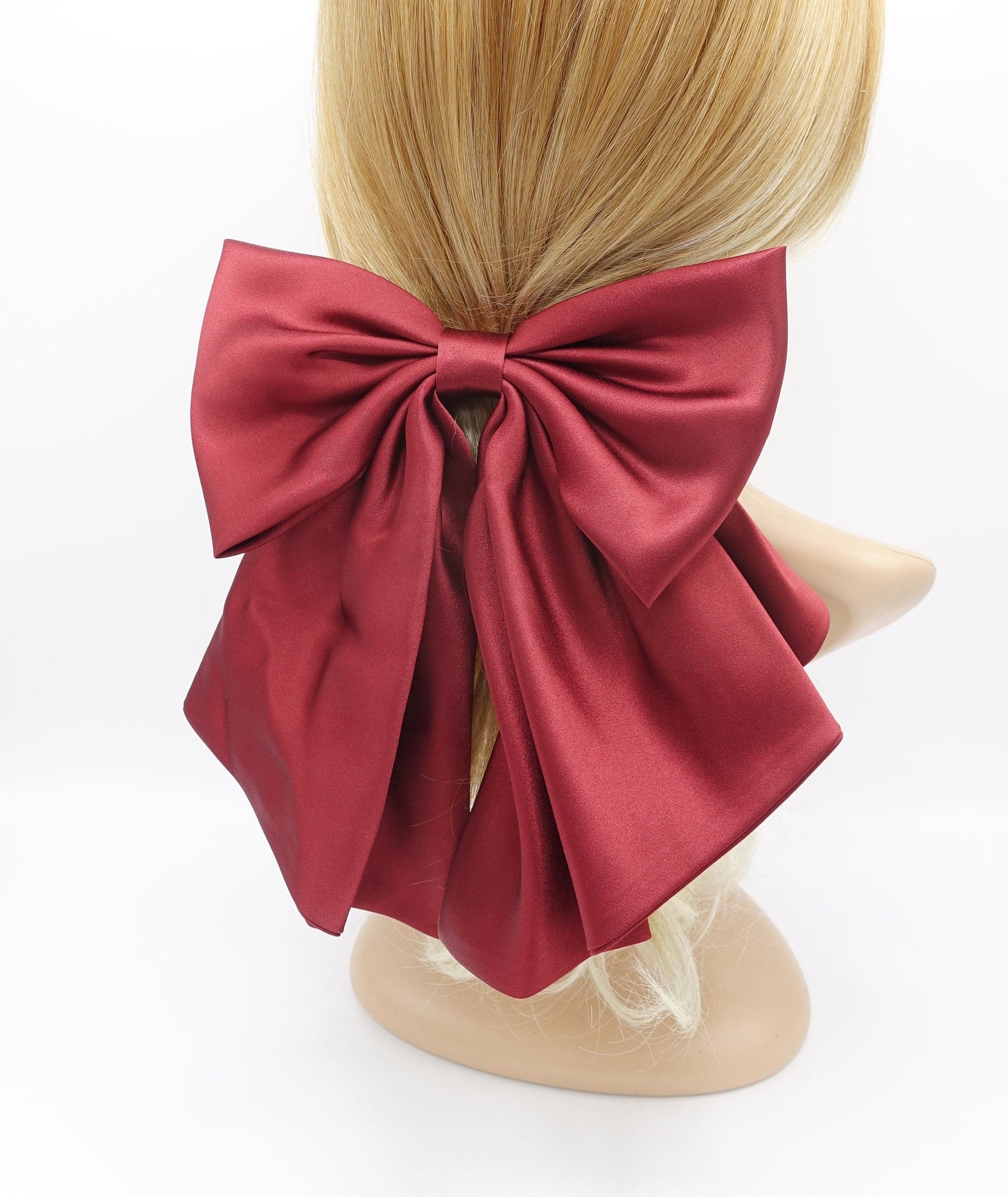 red hair bow for women 