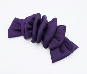 veryshine.com Barrette (Bow) satin ruffle hair bow for women