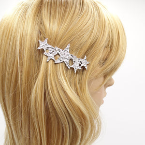 veryshine.com Barrette (Bow) star hair barrette metal hair accessory for women
