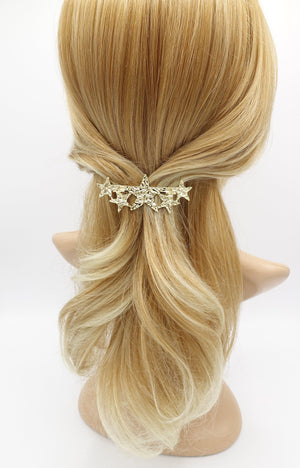 veryshine.com Barrette (Bow) star hair barrette metal hair accessory for women