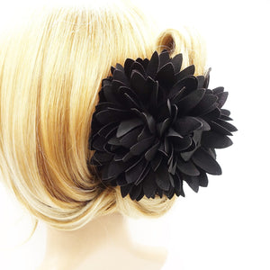 veryshine.com Barrettes & Clips Black big chrysanthemum flower hair claw clip  Women Hair Accessory