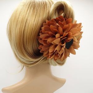 veryshine.com Barrettes & Clips Caramel big chrysanthemum flower hair claw clip  Women Hair Accessory