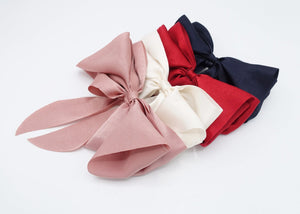 veryshine.com Barrettes & Clips solid layered hair bow tailed stylish french barrette women hair accessory