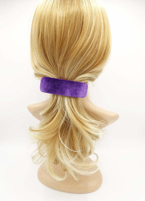 veryshine.com Barrettes & Clips velvet hair barrette rectangle hair accessory for women