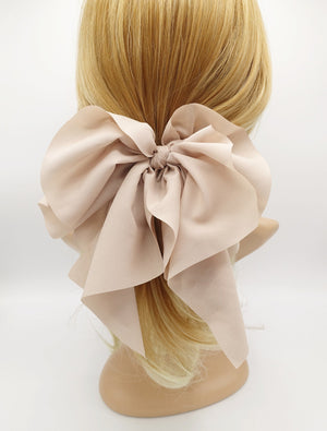 veryshine.com big pleated tail hair bow feminine hair accessory for women