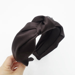 veryshine.com Black silk knotted headband