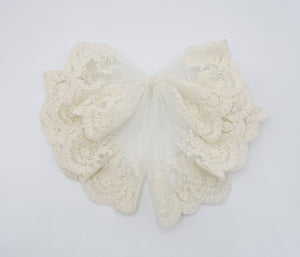 veryshine.com Bridal acc. bridal hair bow, gothic lace hair bow, wedding hair bow for women