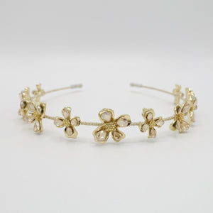 veryshine.com Bridal acc. bridal headband glass petal hairband bling hair accessory for women