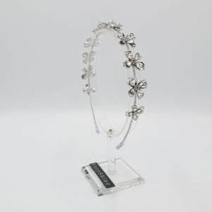 veryshine.com Bridal acc. bridal headband glass petal hairband bling hair accessory for women