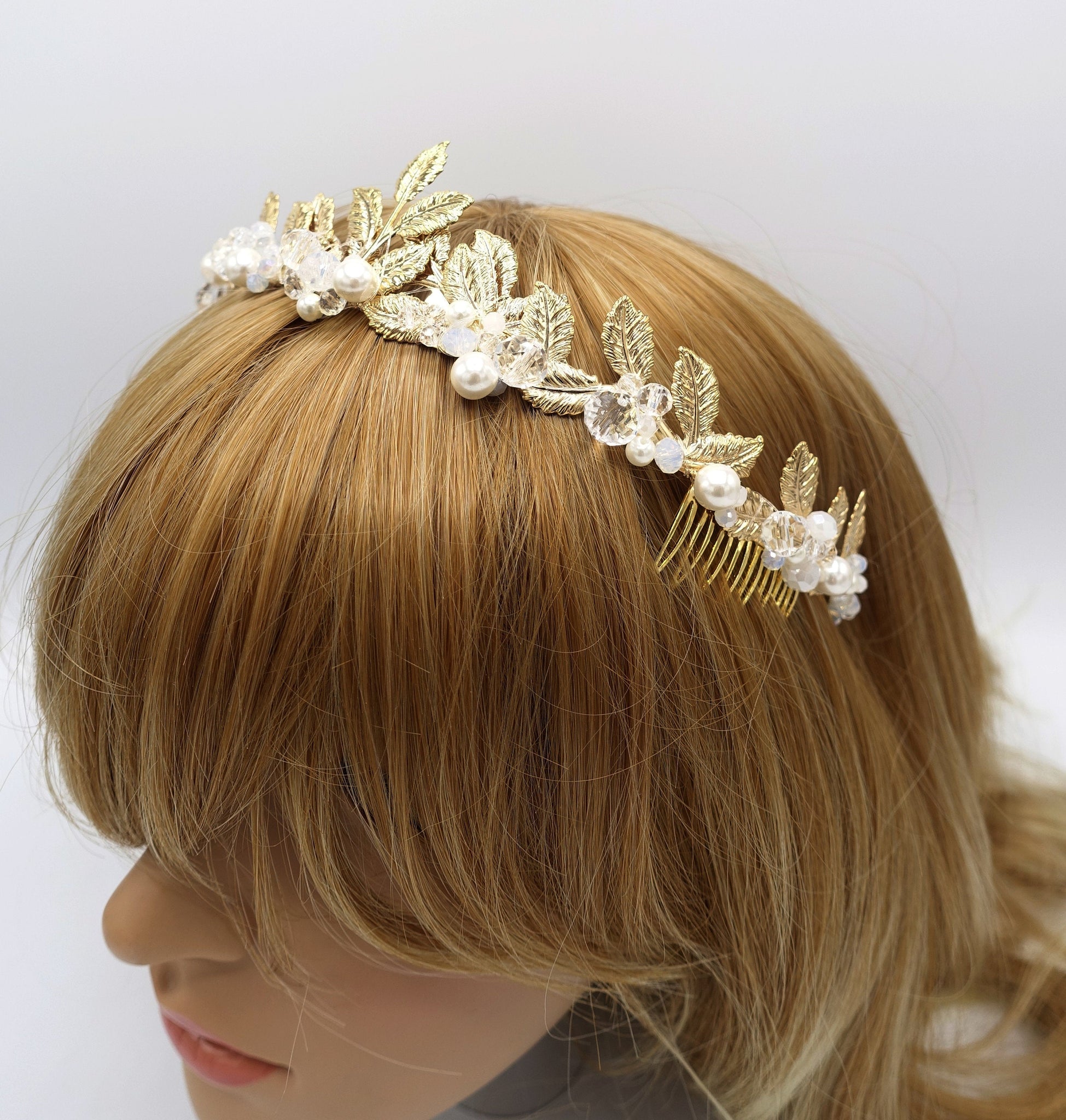 bridal tiara comb 