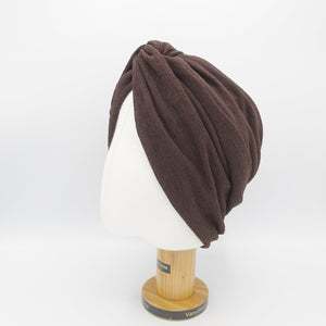 veryshine.com Brown wide turban headband cross  turban hairband for women