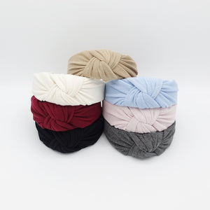 veryshine.com casual cotton top knot headband basic hairband for women