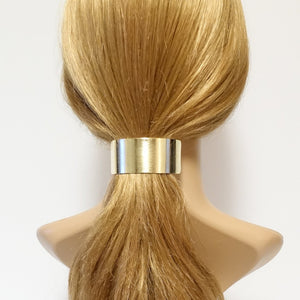 veryshine.com claw/banana/barrette Big Gold Brass Metal Curve Cuff Ponytail Hair Barrette Clip