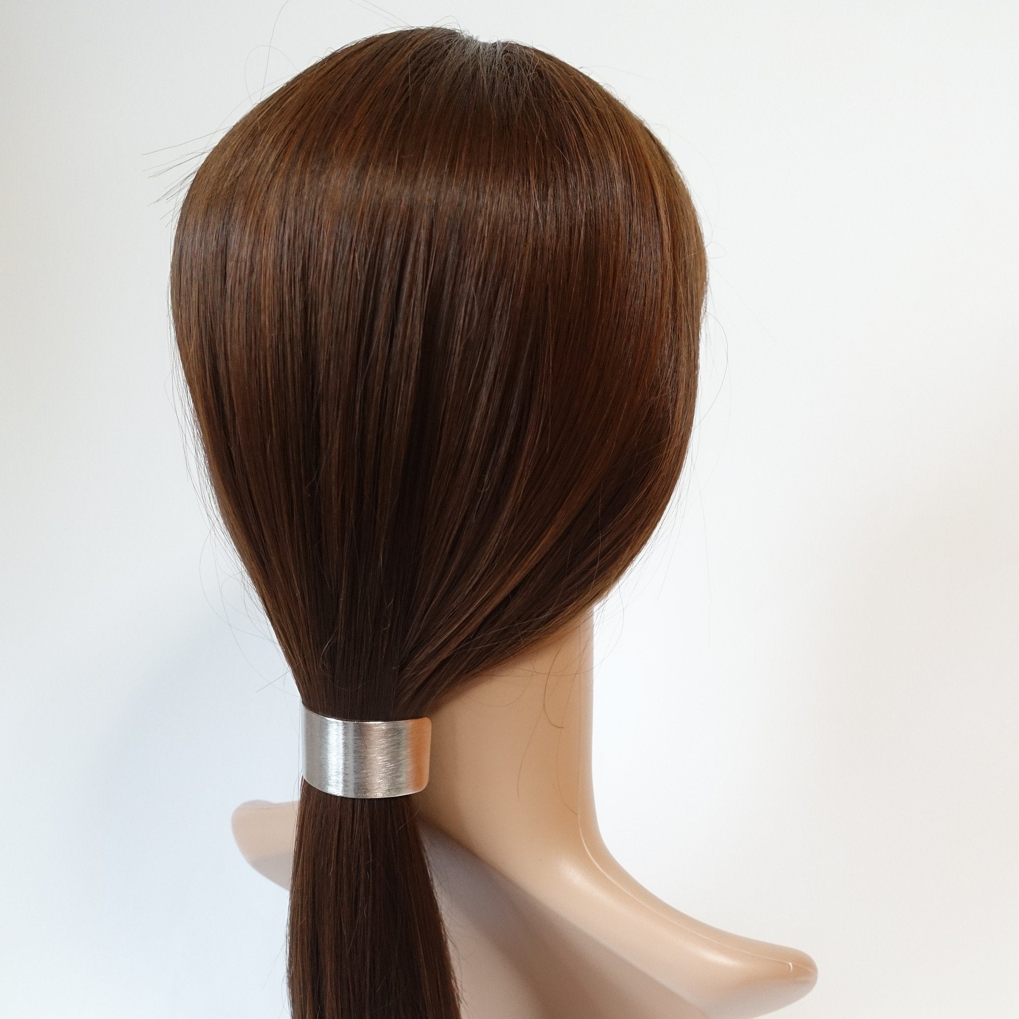 veryshine.com claw/banana/barrette Brass Metal Curve Cuff Ponytail Hair Barrette Clip