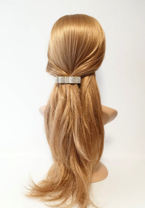 veryshine.com claw/banana/barrette jewel layered hair bow octant rhinestone decorated french hair barrette