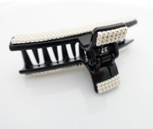 veryshine.com claw/banana/barrette Pearl Pave Setting Decorated Hair Jaw Claw Clip Women Hair Clamp