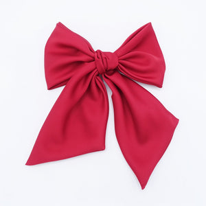 hair bow in red 