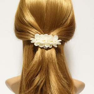 veryshine.com claw/banana/barrette Small Pearl in the shell decorated french hair barrette women hair accessories