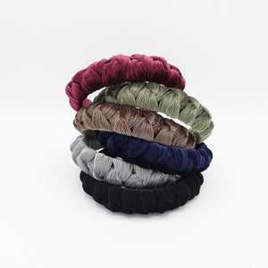 veryshine.com corduroy velvet multi top knot headband cute hairband for women