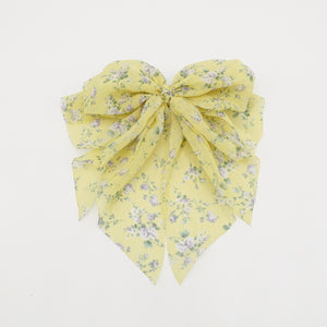 veryshine.com crinkled chiffon floral hair bow for women