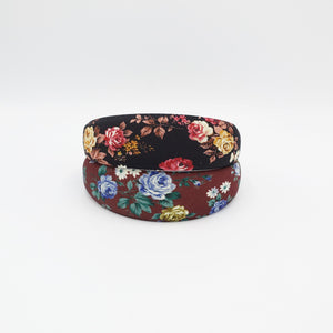 veryshine.com floral padded headband flower print hairband hair accessory for women