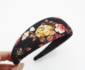 veryshine.com floral padded headband flower print hairband hair accessory for women