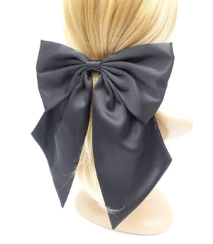 veryshine.com grand satin hair bow edge tail hair accessory for women