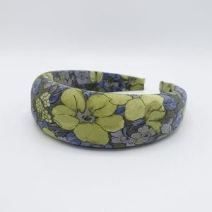 veryshine.com Green floral padded headband