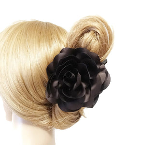 veryshine.com Hair Claw Brown dahlia motivated wide petal hair claw updo clamp women hair accessories