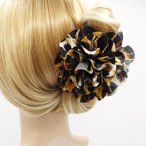 veryshine.com Hair Claw Caramel leopard flower hair claw