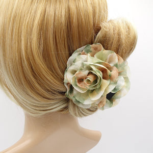 veryshine.com Hair Claw chiffon flower hair claw multi colored petal hair accessory for women