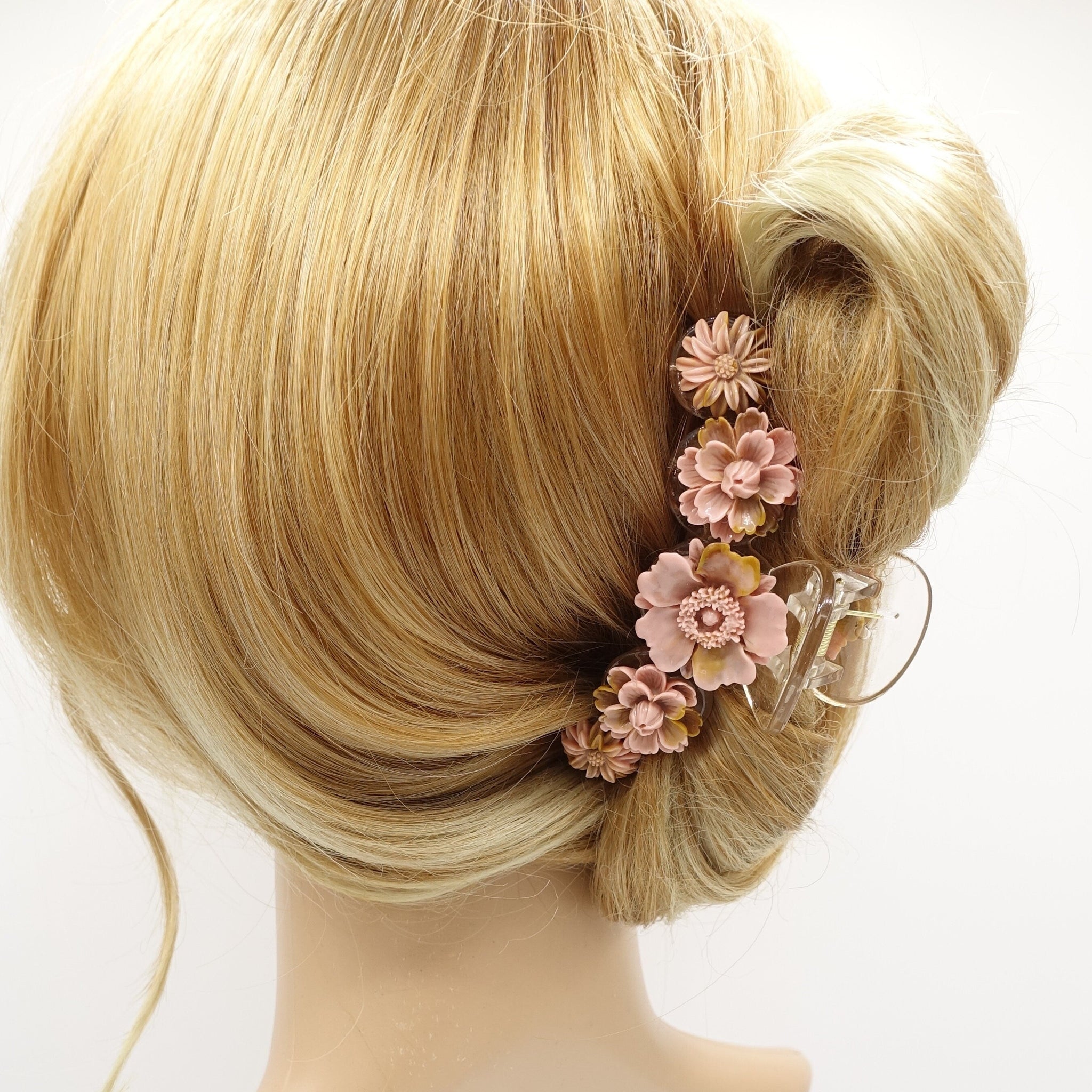 veryshine.com Hair Claw flower embellished hair claw