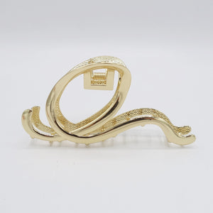 veryshine.com Hair Claw Gold metal wave hair claw wave hair clamp for women