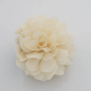 veryshine.com Hair Claw Ivory Mini Dahlia Decorated 3 Prong Claw Clip Women Hair Accessory