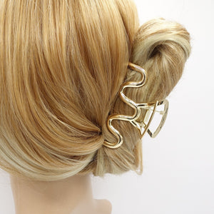 veryshine.com Hair Claw metal wave hair claw minimal hair accessory for women