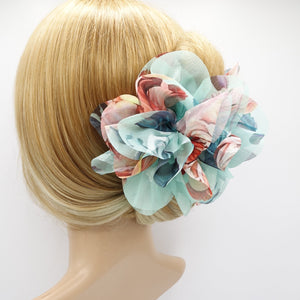 veryshine.com Hair Claw Mint big flower hair claw multi-colored petal hair clamp for women