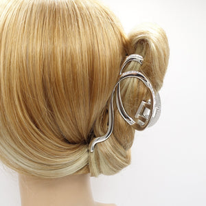 veryshine.com Hair Claw Silver metal wave hair claw wave hair clamp for women
