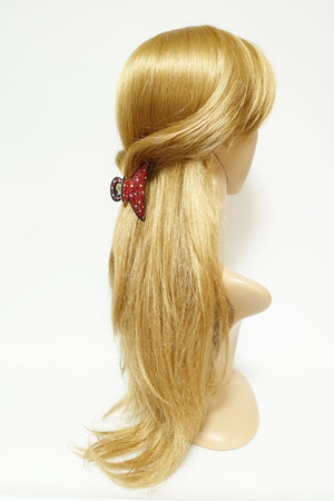 veryshine.com Hair Claw small hand mounted czech rhinestone half hair claw jeweled hair clamp women hair accessory