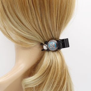 veryshine.com Hair Clip baroque button hair claw, 3 prong hair claw, rhinestone hair claw clip for women