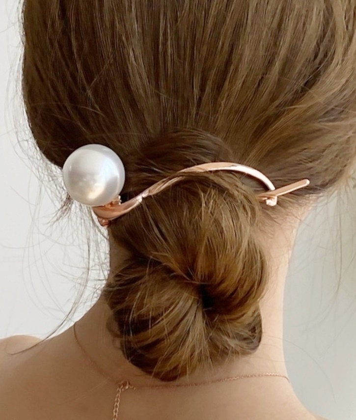 veryshine.com Hair Clip big pearl ball beak clip for women