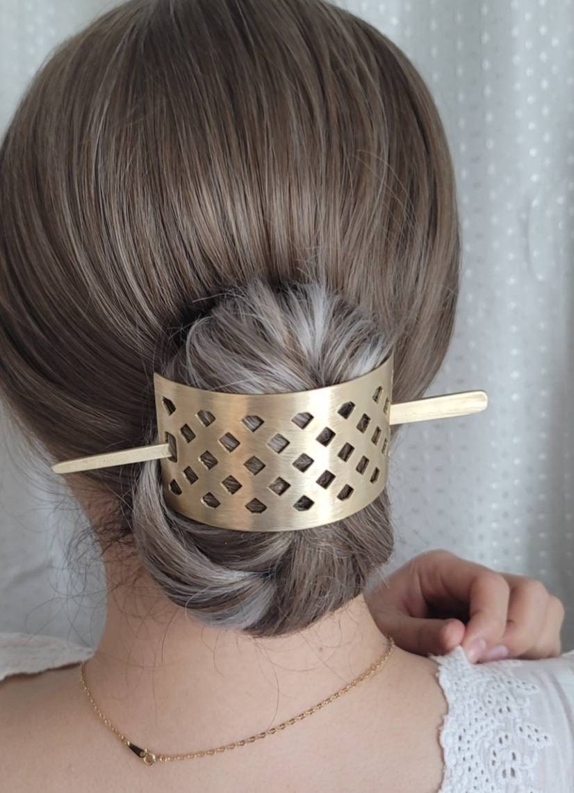 veryshine.com Hair Clip Diamond metal hair barrette with stick hair slide for women