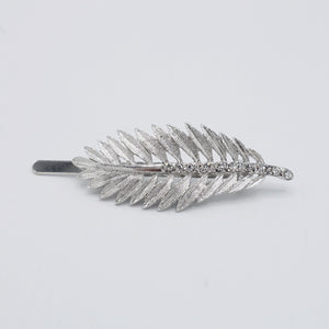 veryshine.com Hair Clip Silver leaf magnetic hair clip