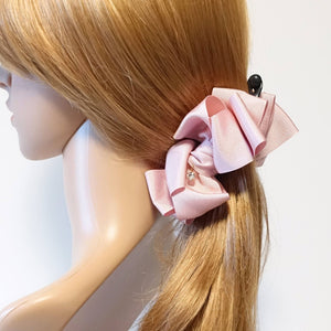veryshine.com Hair Clip twist boutique grosgrain hair bow banana clip Women hair Accessory