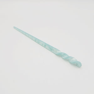 veryshine.com Hair Stick/Fork Jade cellulose acetate marble hair stick