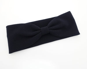 veryshine.com hairband/headband Black waffle fabric headband front pleat non-elastic span fashion hairband for women