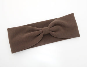 veryshine.com hairband/headband Brown waffle fabric headband front pleat non-elastic span fashion hairband for women